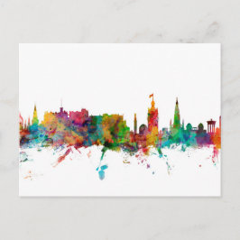 Edinburgh Scotland Skyline Postkarte