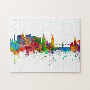 Edinburgh Scotland Skyline Puzzle