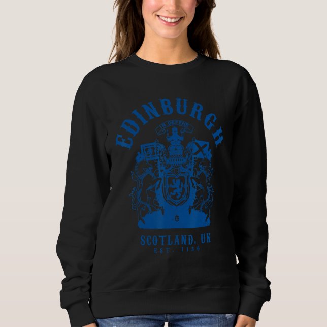 Edinburgh Scotland UK Vintag Scotland Sweatshirt (Vorderseite)
