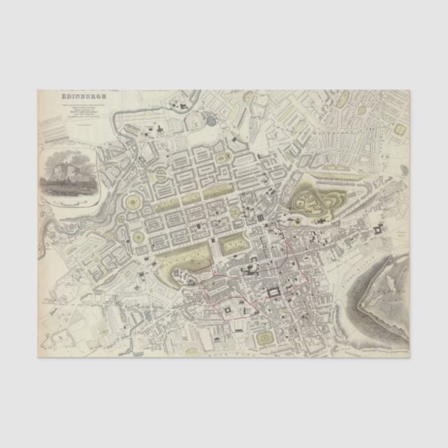 Edinburgh Seidenpapier (Vorderseite)