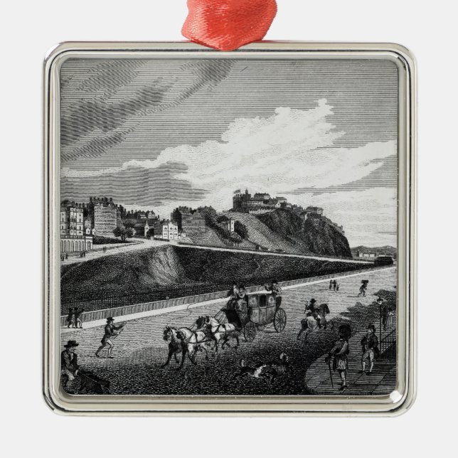 Edinburgh Silbernes Ornament (Vorne)