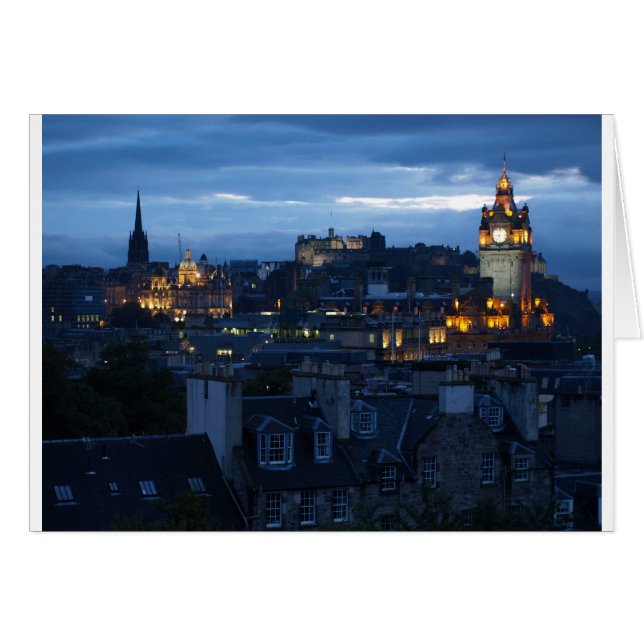 Edinburgh Skyline (Vorderseite (Horizontal))