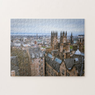 Edinburgh-Skyline, Edinburgh, Schottland Puzzle