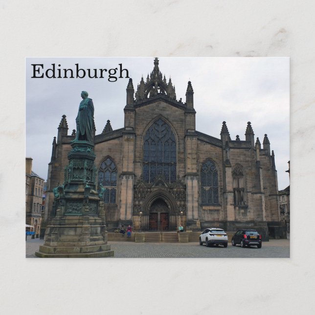 Edinburgh - St Giles' Cathedral Postkarte (Vorderseite)