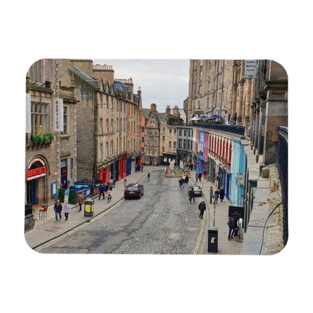 Edinburgh - Victoria Street Magnet (Horizontal)