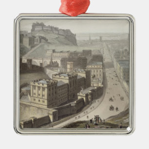 Edinburgh, von Calton Hügel, von 'einer Reise Ornament Aus Metall