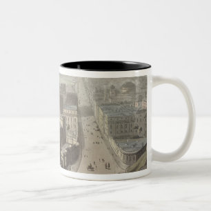Edinburgh, von Calton Hügel, von 'einer Reise Zweifarbige Tasse