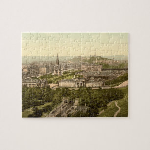 Edinburgh von der Burg, Schottland Puzzle