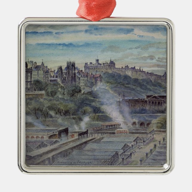 Edinburgh von nahen St Anthony Kapelle Ornament Aus Metall (Vorne)