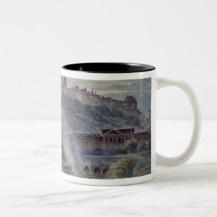 Edinburgh von nahen St Anthony Kapelle Zweifarbige Tasse