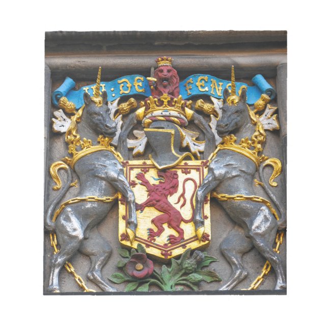 Edinburgh Wappen, Schottland Notizblock (Vorderseite)