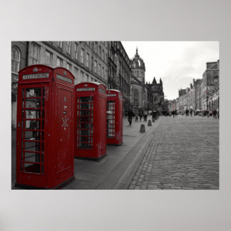 Edinburghs Royal Mile. Poster