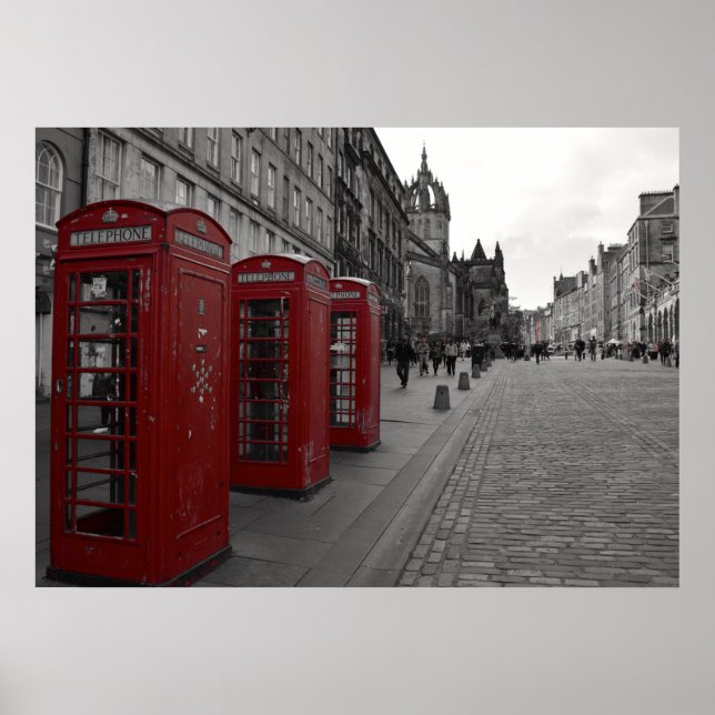 Edinburghs Royal Mile. Poster (Vorne)
