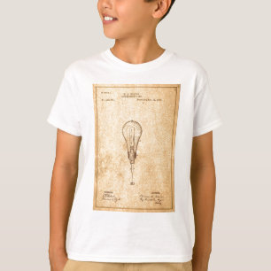 Edison Bulb Patent T-Shirt