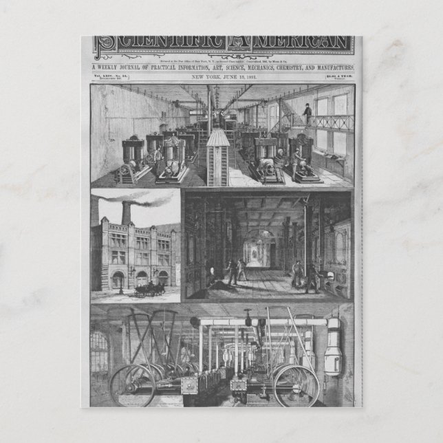 Edison Electric Illuminating Co. Postkarte (Vorderseite)