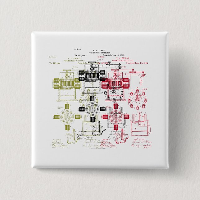 Edison-Generator Button (Vorderseite)