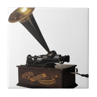 Edison-Heimphonograph Fliese