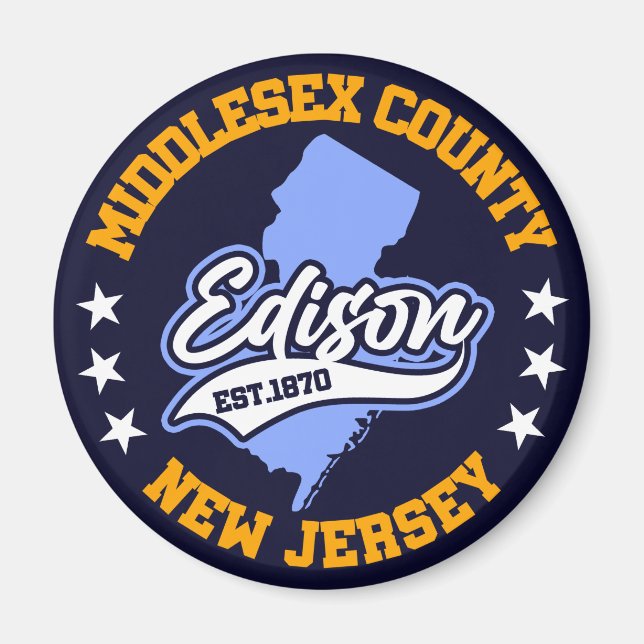 Edison, New Jersey Magnet (Vorne)