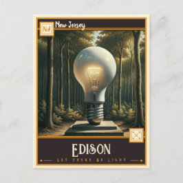 Edison, New Jersey | VINTAG Postkarte