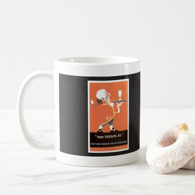 Edison-Tasse Kaffeetasse (Mit Donut)