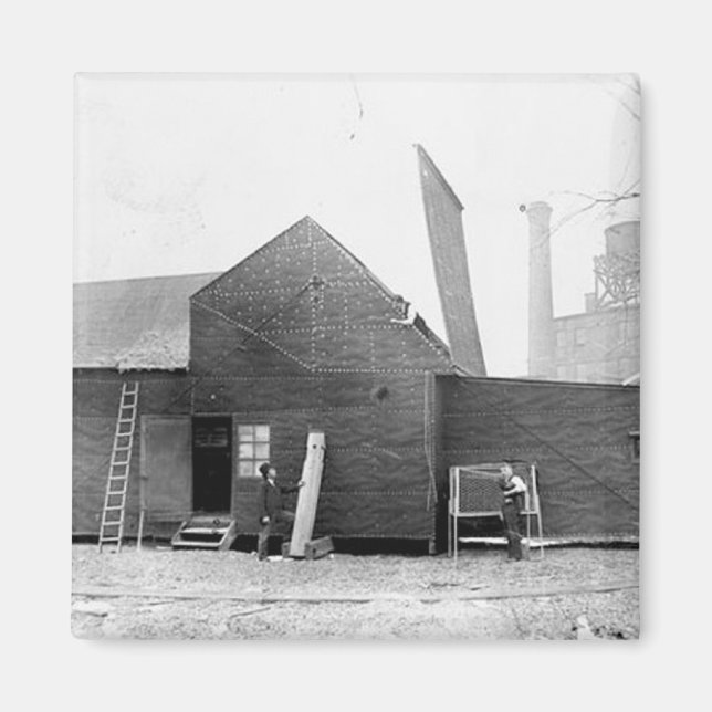 Edisons schwarze Maria Magnet (Vorne)