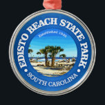 Edisto Beach SP Ornament Aus Metall<br><div class="desc">Edisto Beach Staat Park,  SC.</div>