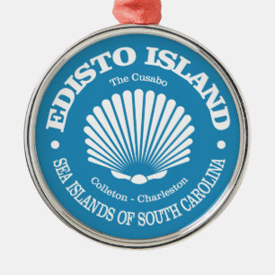 Edisto Island (Seashell) Ornament Aus Metall