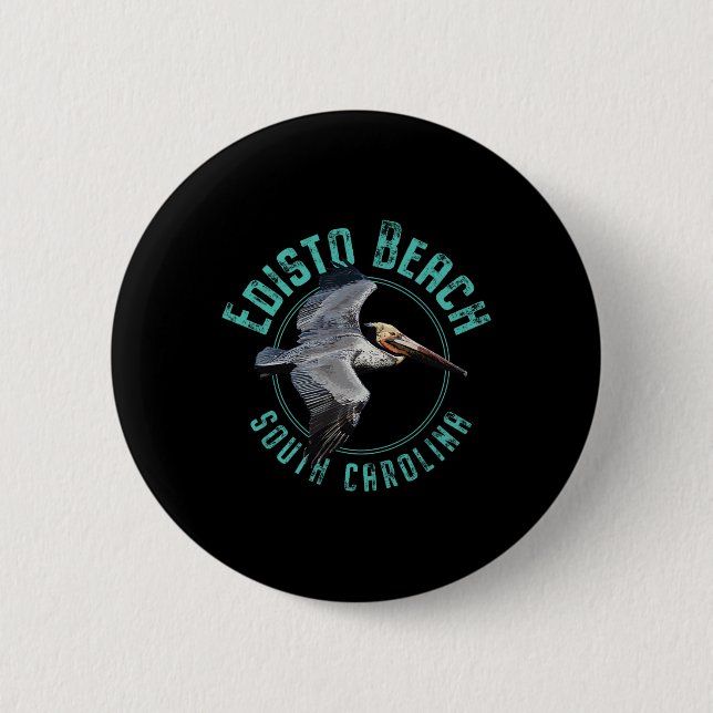 Edisto Strand South Carolina  Button (Vorderseite)