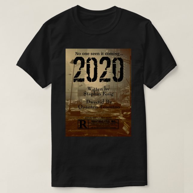 EDIT ME Niemand sah es kommen 2020 Film-Spoof T-Shirt (Design vorne)