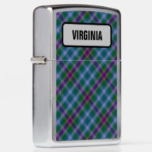 [EDIT] US-Bundesstaat Virginia Tartan Zippo Feuerz