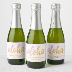 Editable Aloha Tropical Brautparty Mini