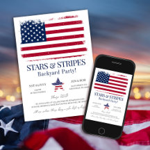 Editable American Flag 4. Juli