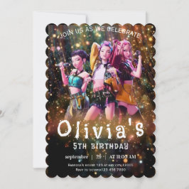 Editable Anime Birthday Invitation Einladung