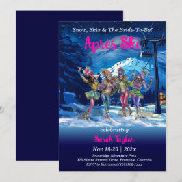 Editable Après Ski Bachelorette Vorlage