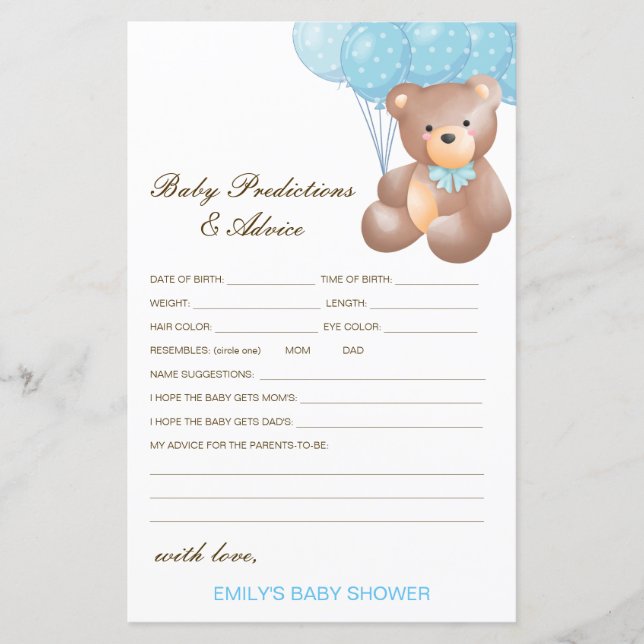 Editable Baby Predication and Advisor Baby Showroo (Vorderseite)