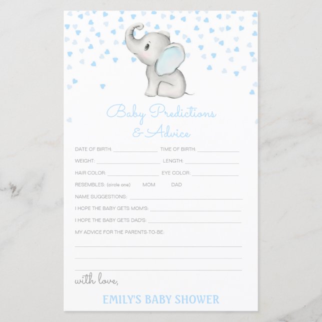 Editable Baby Predication and Advisor Baby Showroo (Vorderseite)