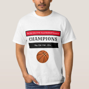 Editable Basketball-Meister T-Shirt