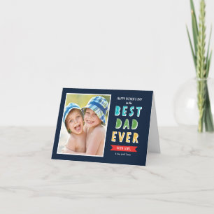 Editable Color Best Vater Jeden Vatertag Card Karte