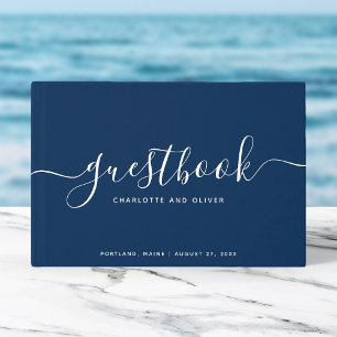 Editable Color Calligraphy Script Event oder Weddi Gästebuch