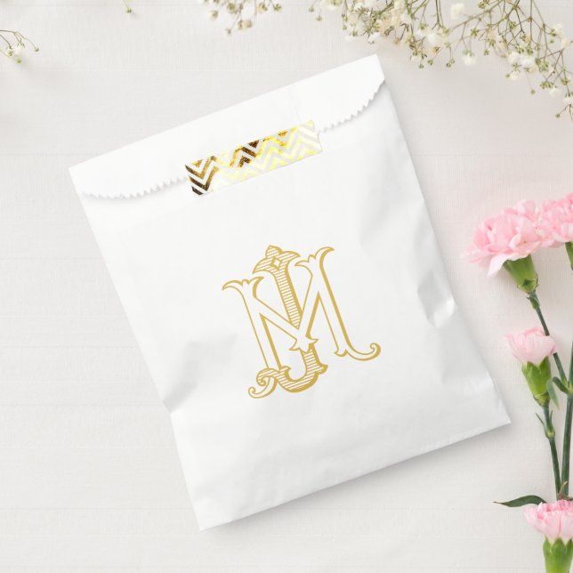 EDITABLE COLOR JM Monogram MJ Logo Fevor Bag Geschenktütchen (Versiegelt)