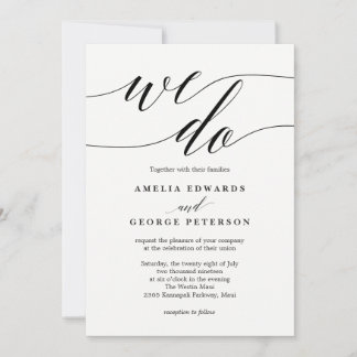 EDITABLE COLOR Modern Wedding Einladung #MSC