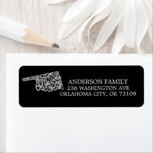 Editable Color OKLAHOMA Moving Ankündigung