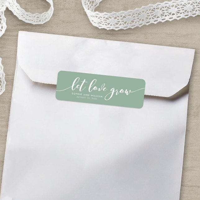 Editable Color Relax Script Let Love Grow Wedding (Von Creator hochgeladen)