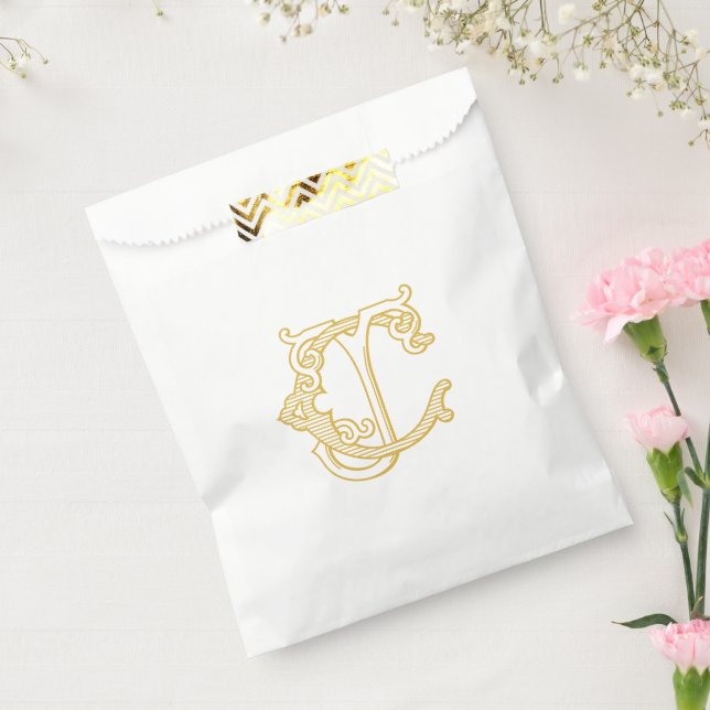 EDITABLE COLORS CJ Monogram JC Logo Fevor Bag Geschenktütchen (Versiegelt)