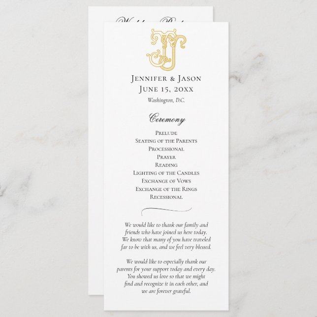 EDITABLE COLORS JJ Monogram JJ Wappen Program Programm (Vorne/Hinten)