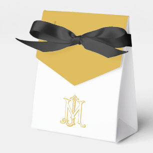 EDITABLE COLORS MJ Monogram JM Monogram Box Geschenkschachtel