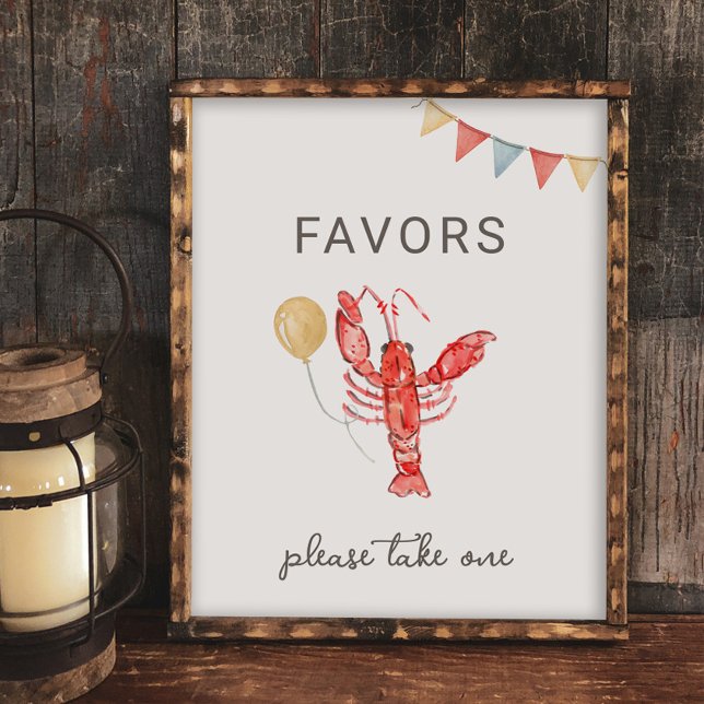 Editable Crawfish Party Favor Sign (Von Creator hochgeladen)