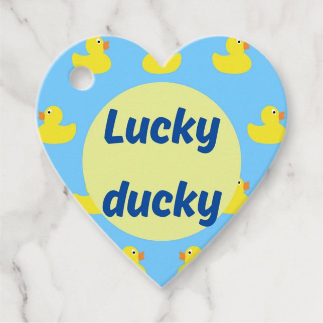 Editable Cruise Duck Geschenkanhänger (Vorderseite)