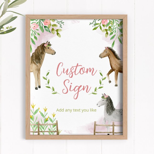 Editable Custom Sign for Horday Party Poster (Von Creator hochgeladen)
