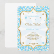 Editable Daisy Birthday Einladung